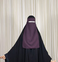 1  Layer Niqab | Nose string - Dark Purple