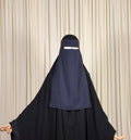 1  Layer Niqab | Nose string -Navy