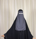 1  Layer Niqab | Nose string - Grey