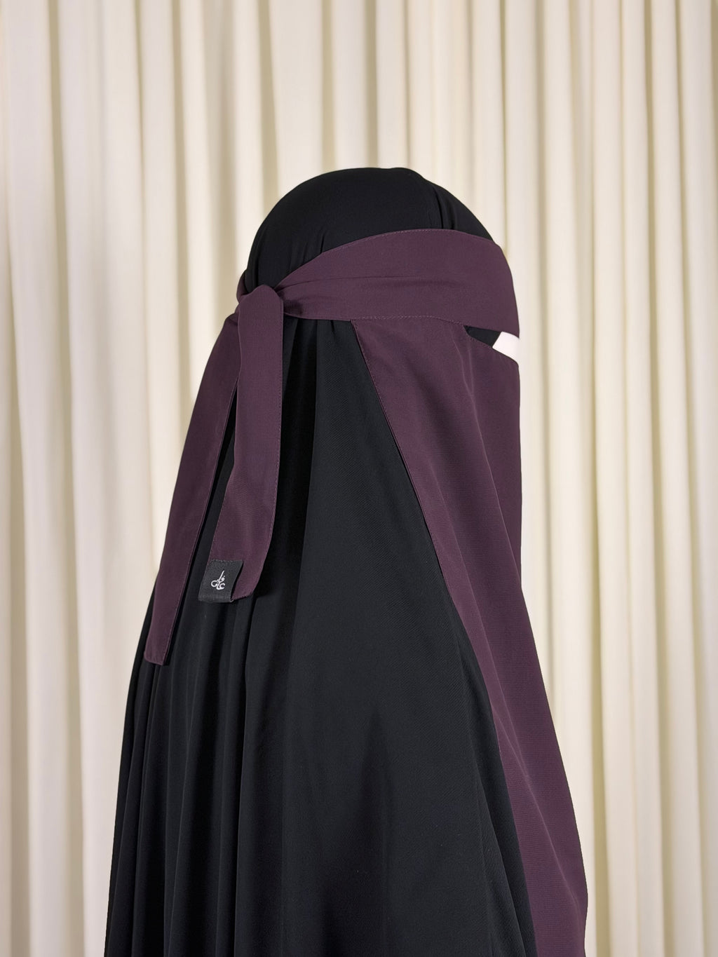 1  Layer Niqab | Nose string - Dark Purple