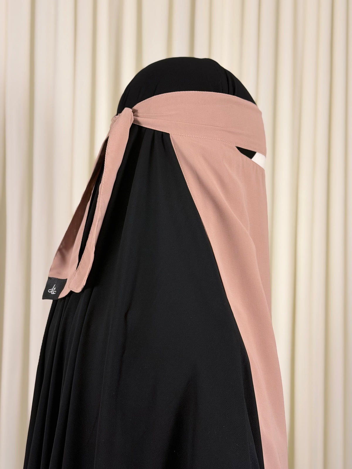 1  Layer Niqab | Nose string - Beige