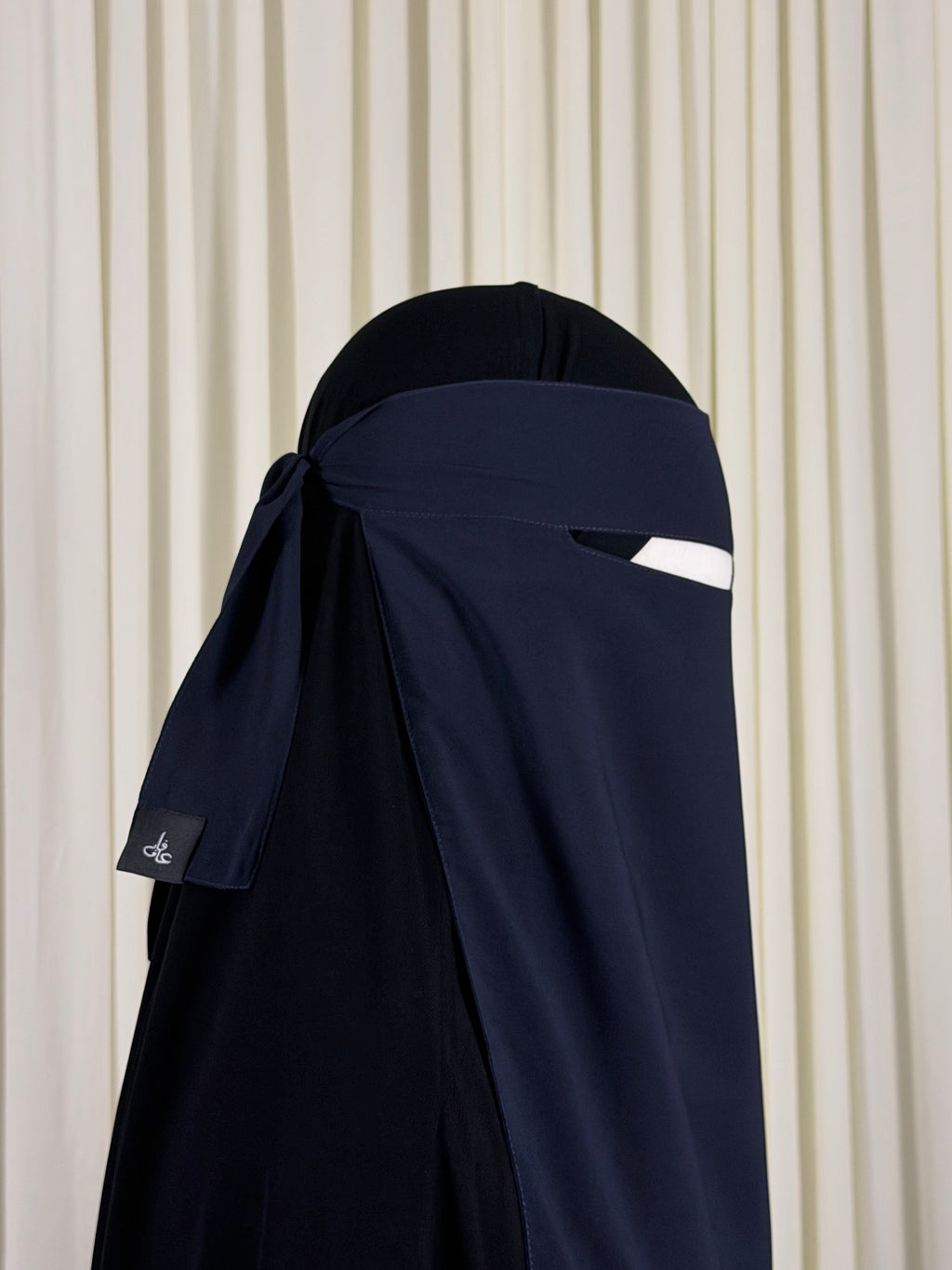 1  Layer Niqab | Nose string -Navy