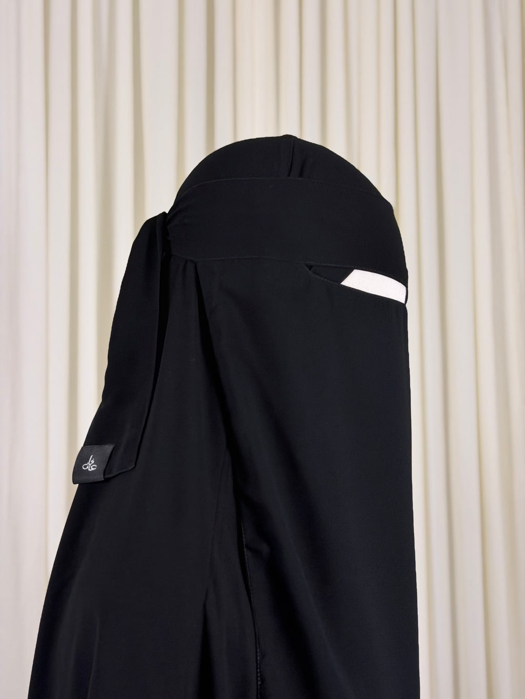 1  Layer Niqab | Nose string -Black