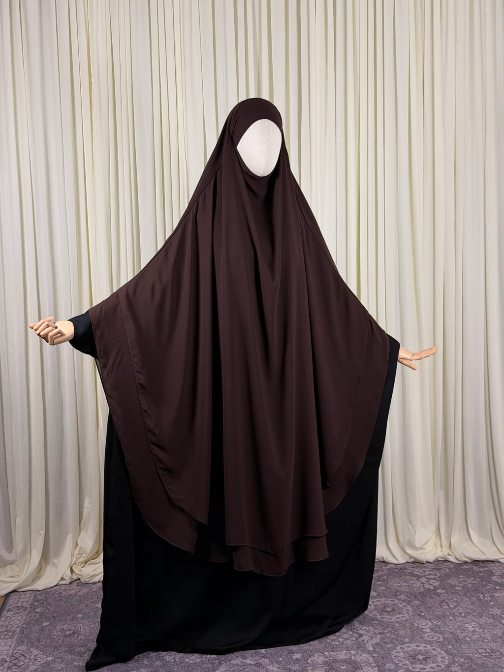 Khimar Safiya | Dark Brown