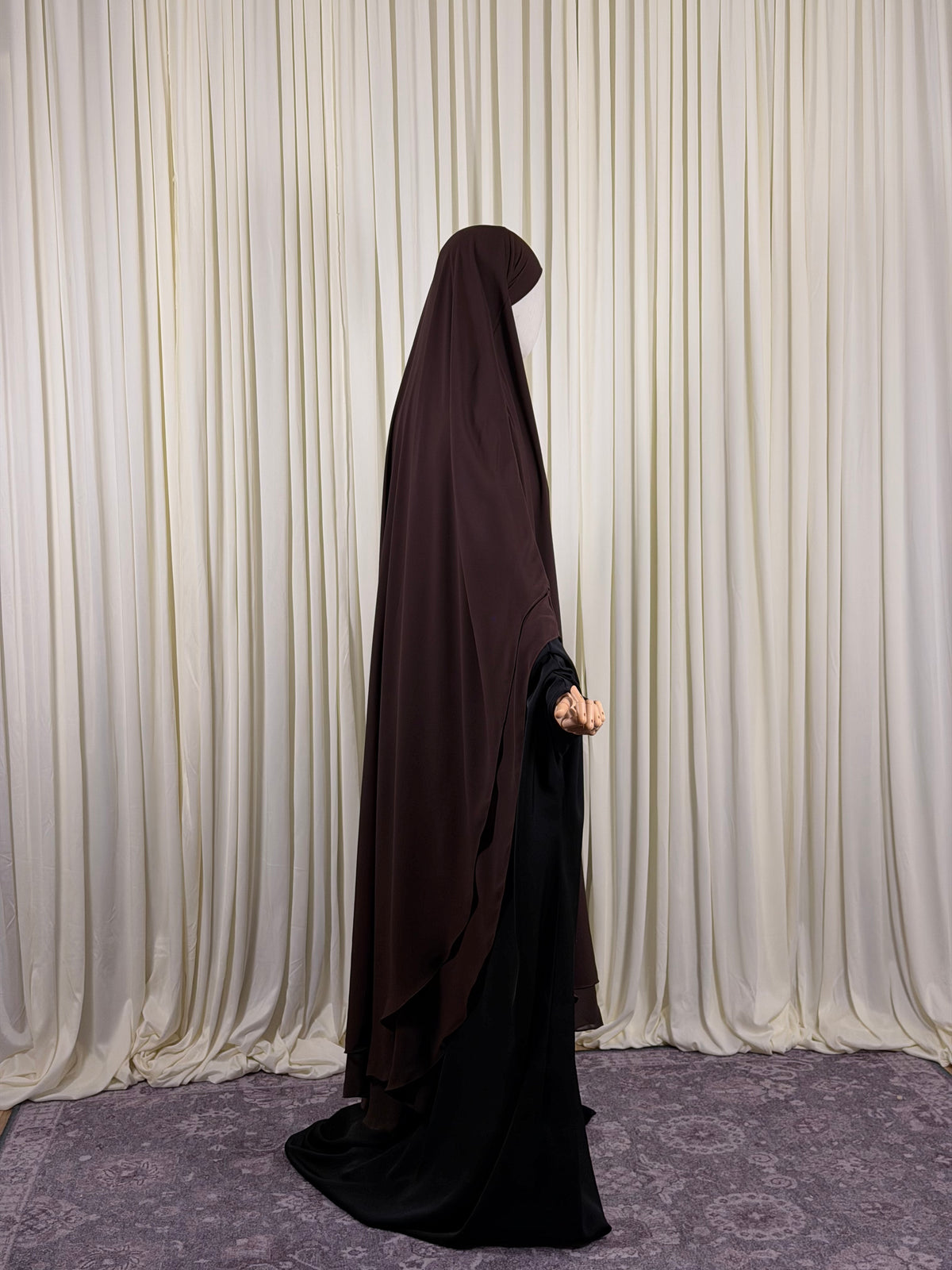 Khimar Safiya | Dark Brown