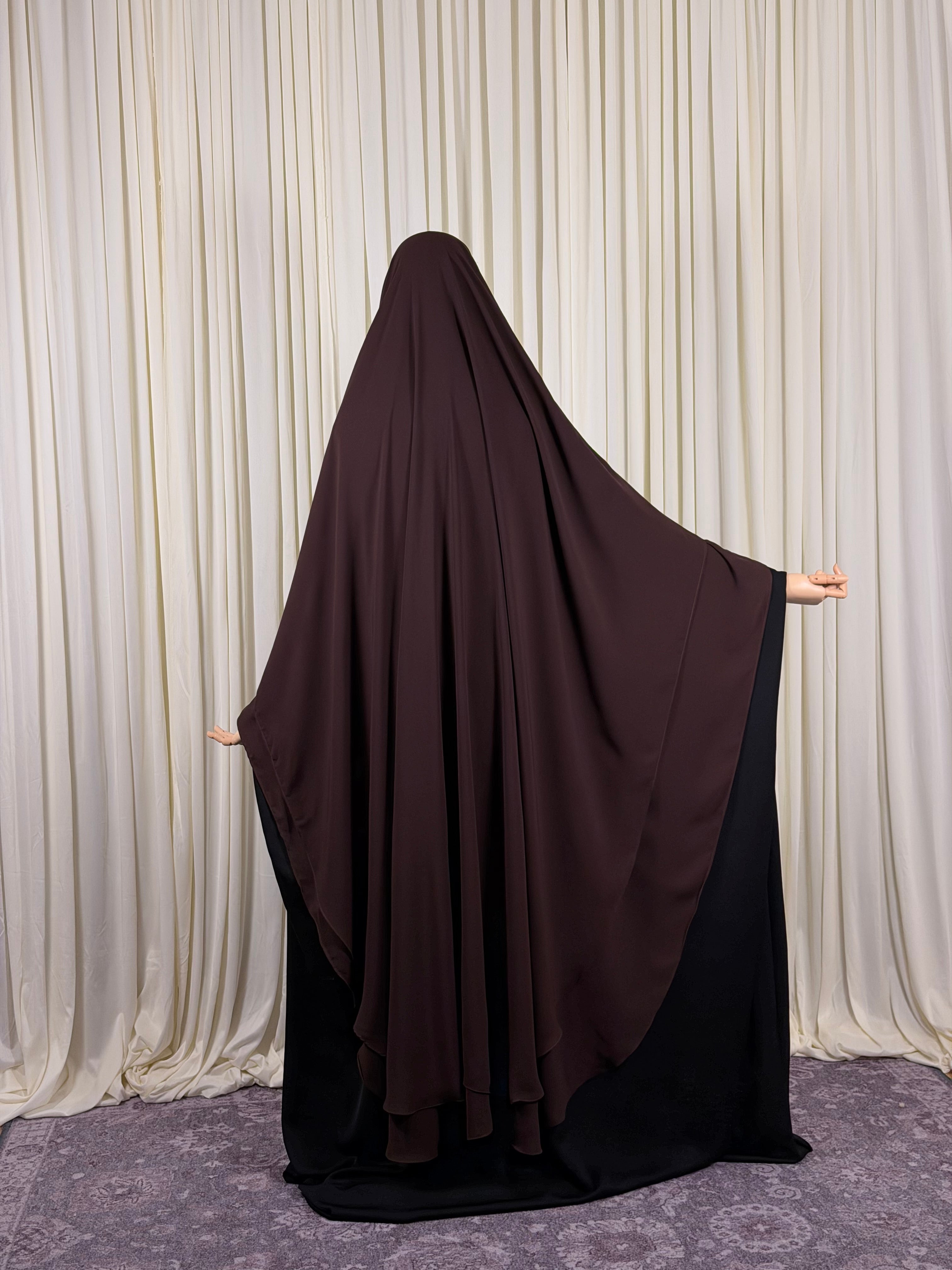 Khimar Safiya | Dark Brown