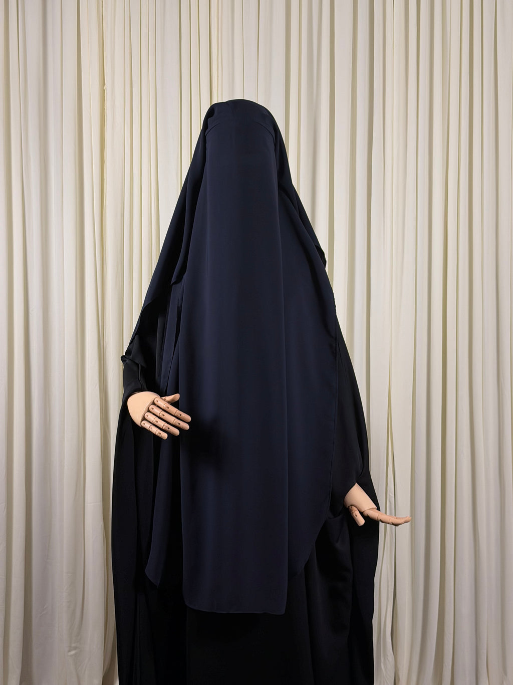 Three layer Niqab | XL - Navy