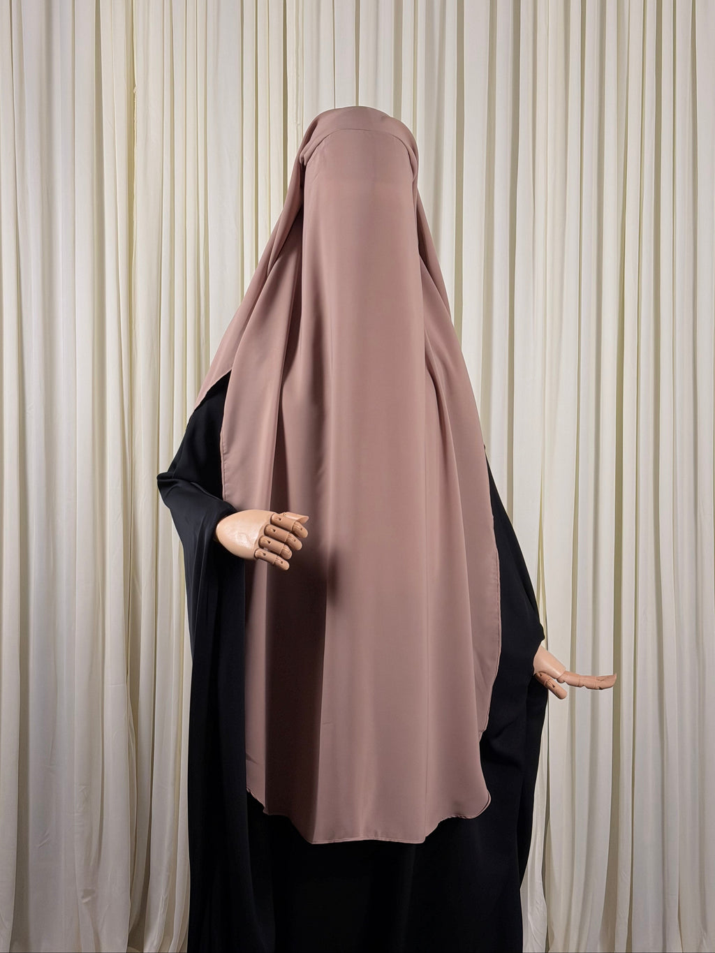 Three layer Niqab | XL - Beige