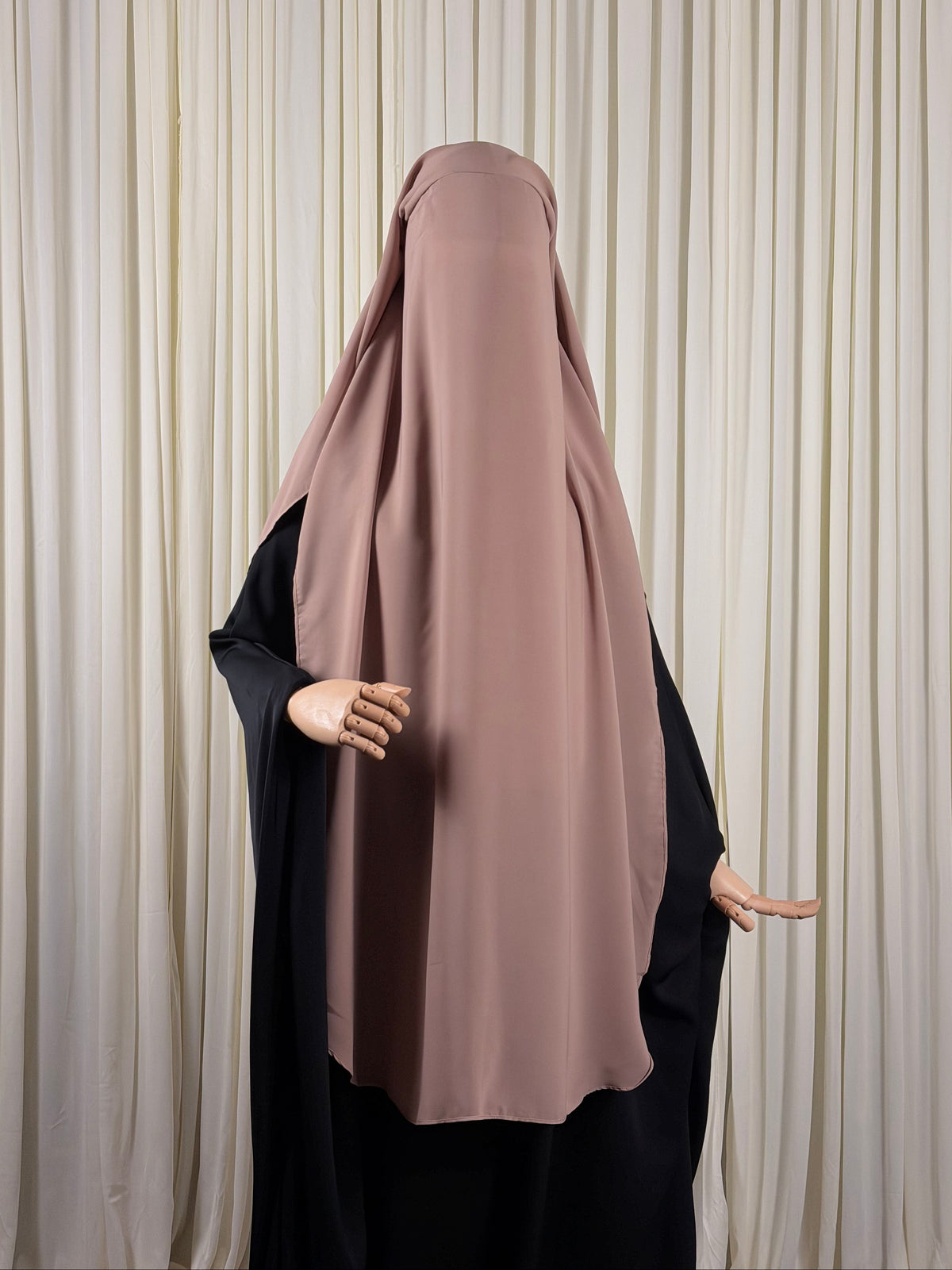Three layer Niqab | XL - Beige