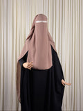 Three layer Niqab | XL - Beige