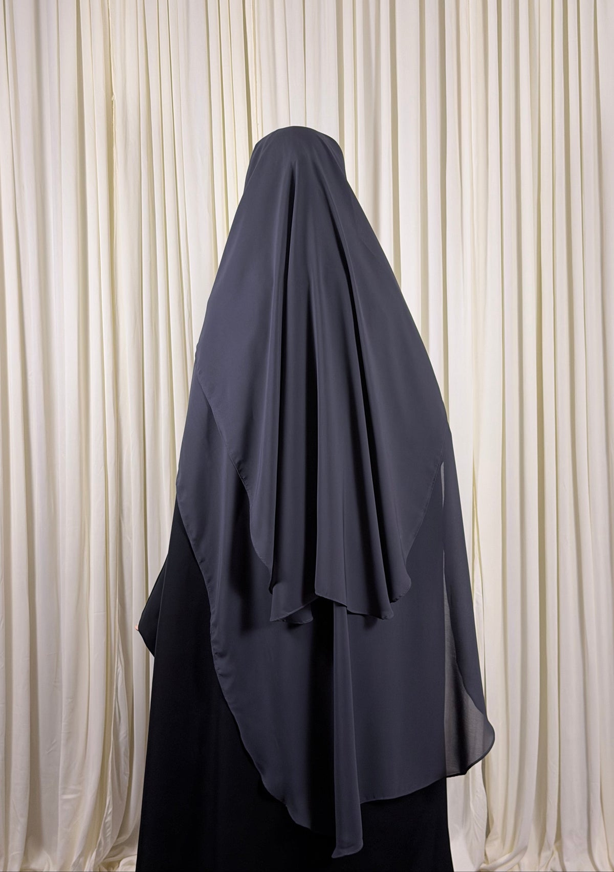 Three layer Niqab | XL - Grey