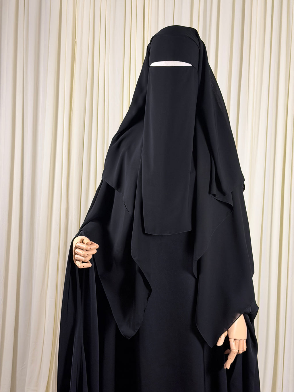 Diamond Niqab | Eye Flap - Black 