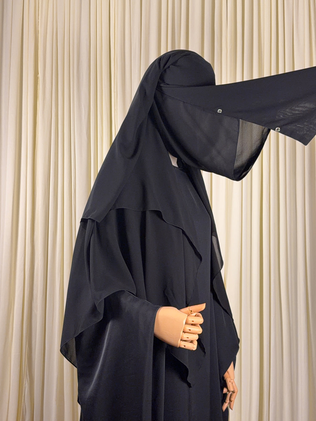 Diamond Niqab | Eye Flap - Black 