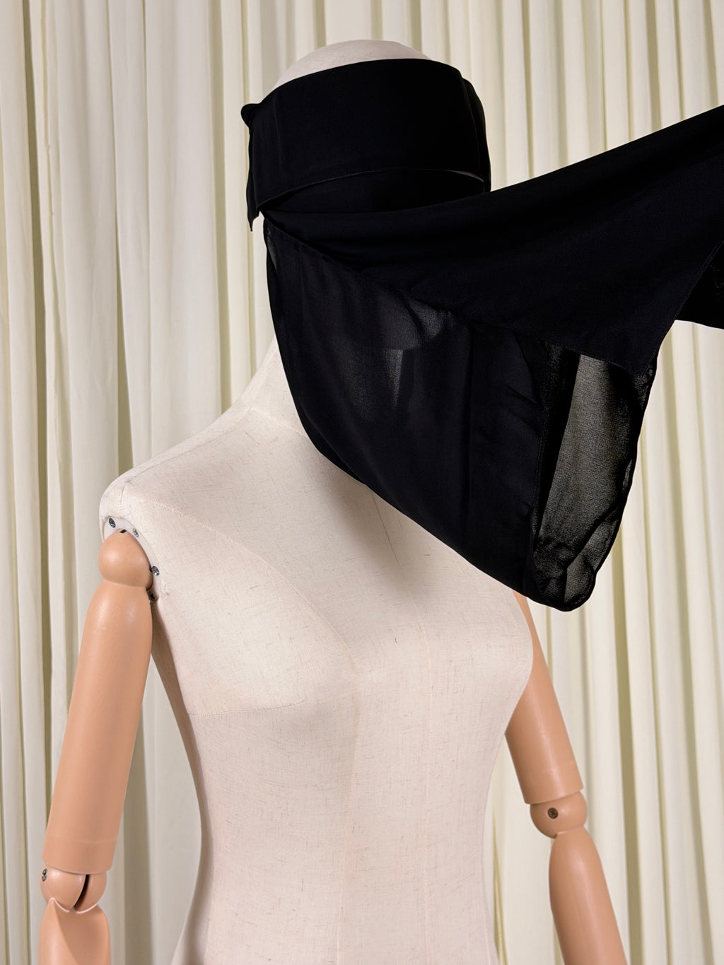 1  Layer Niqab | Eye Flap - Black 